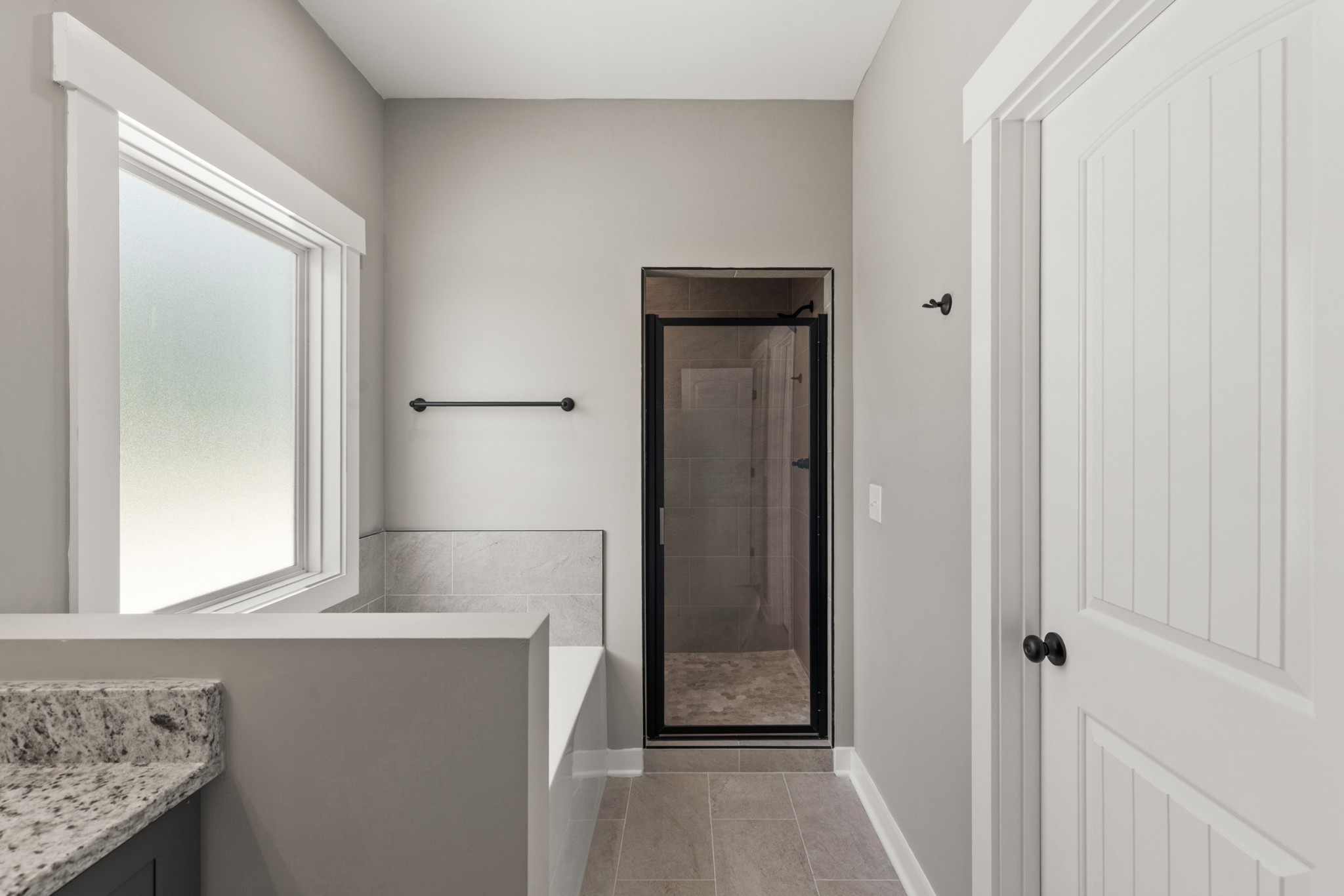 5638 Borthick Road Springfield, TN 37172 - Photo 23 of 43 a bathroom with a granite countertop sink and a mirror