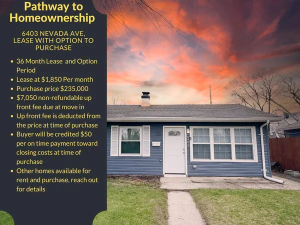 $1,850 | 6403 Nevada Avenue, Hammond, IN 46323