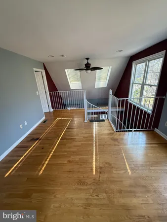 a view of an indoor basketball court