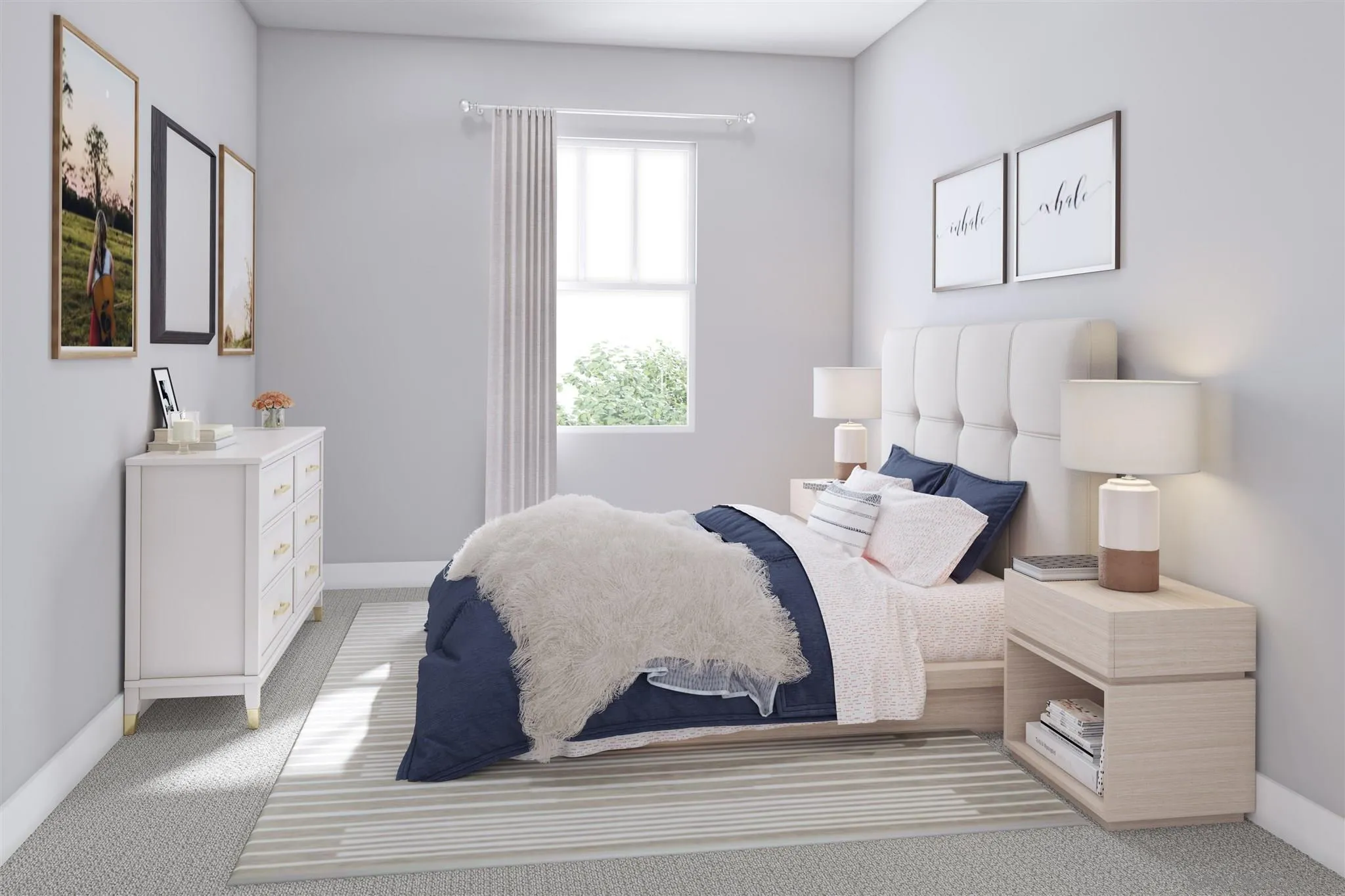 345 Oak Avenue Carlsbad, CA 92008 - Photo 16 of 21 a bedroom with a bed and a flat screen tv