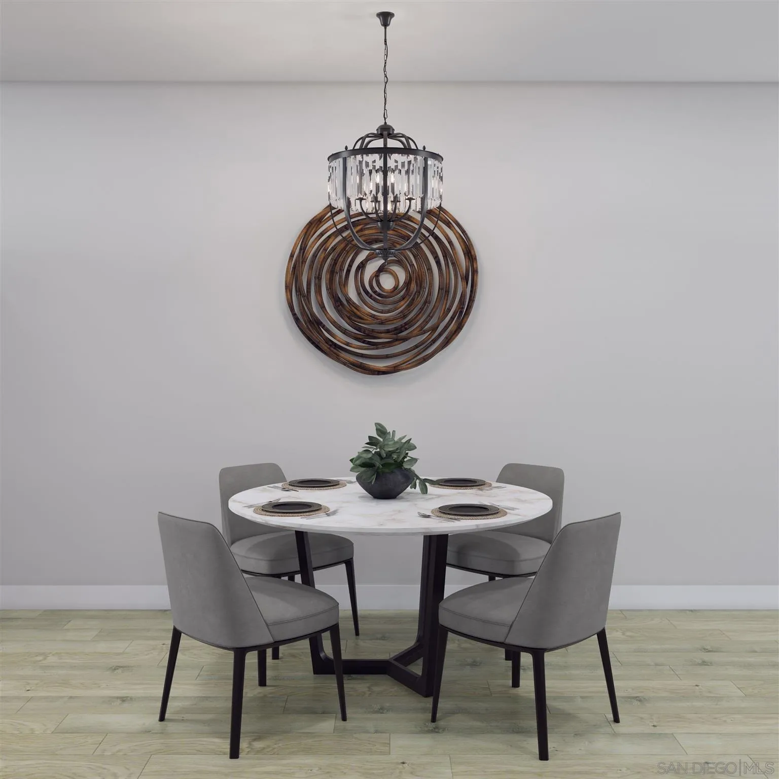 345 Oak Avenue Carlsbad, CA 92008 - Photo 8 of 21 a view of a dining room with furniture window and wooden floor