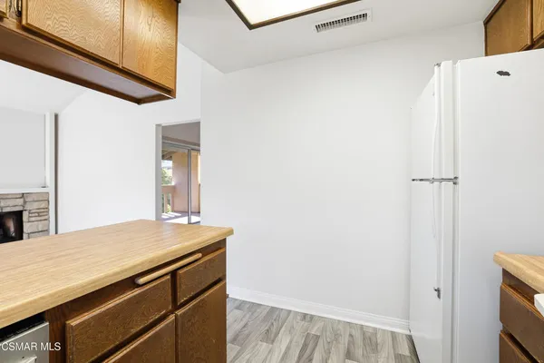 a view of kitchen and utility room