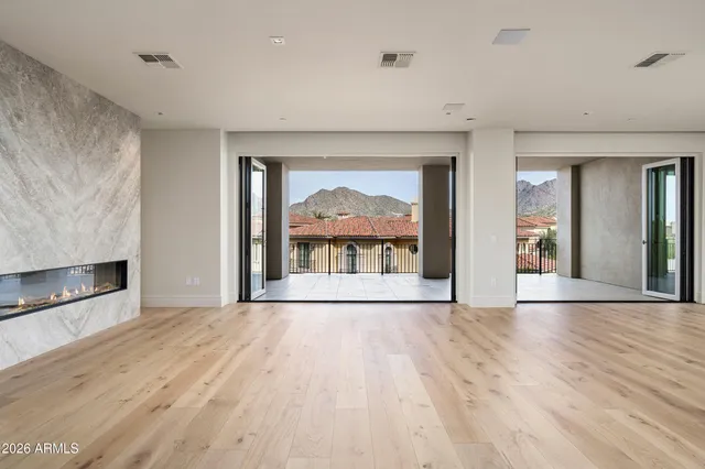 an aerial view of residential house and outdoor space