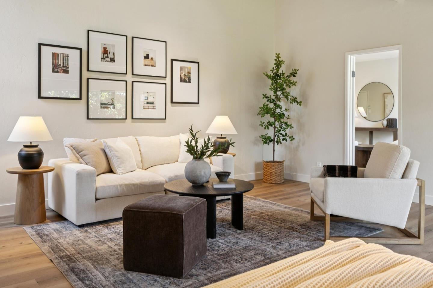 755 Santa Rita Avenue Los Altos, CA 94022 - Photo 24 of 50 a living room with furniture and a potted plant