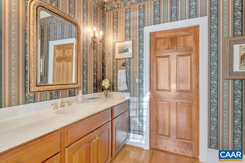 3164 Darby Road Keswick, VA 22947 - Photo 34 of 47 a bathroom with a sink and a mirror