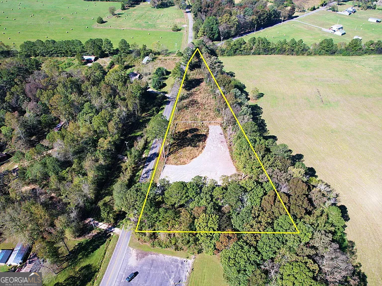 800 Hair Lake Road Summerville, GA 30747 - Photo 8 of 11 an aerial view of a house with a lake view