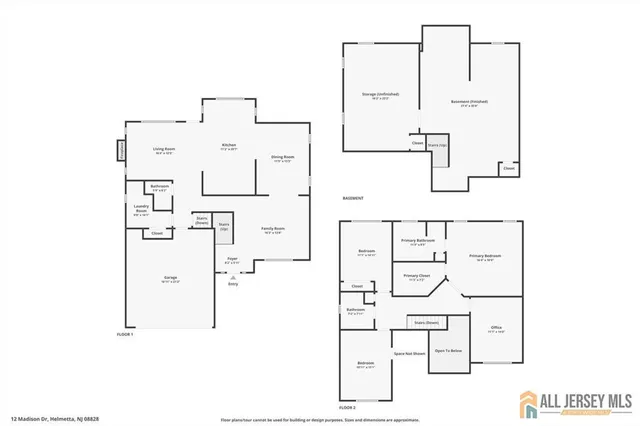 $760,000 | 12 Madison Drive, Helmetta, NJ 08828