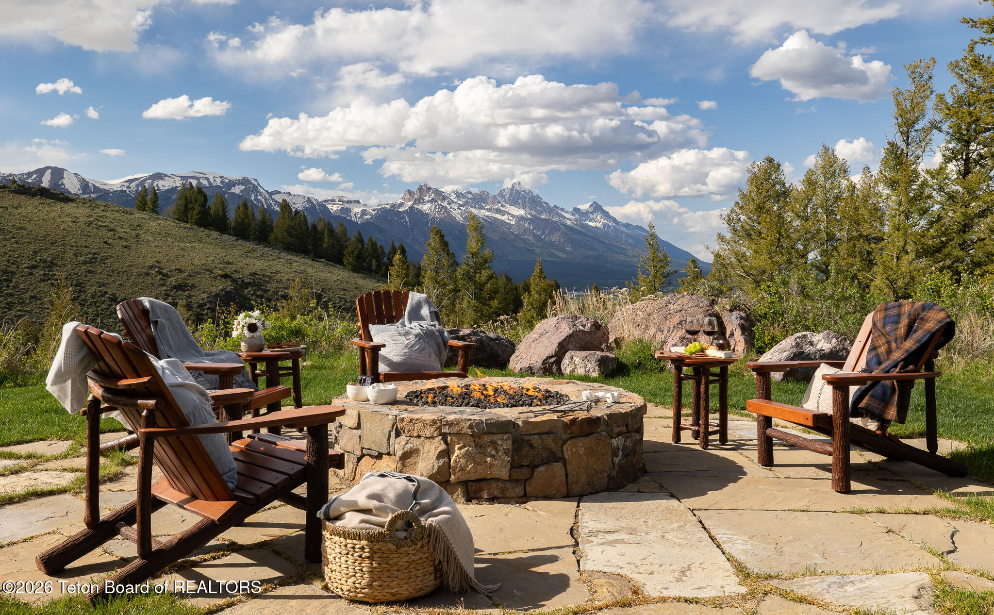 1125 West Bar Bc Ranch Road Jackson, WY 83001 - Photo 2 of 66 Firepit