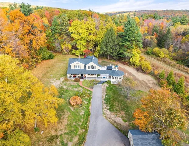 a view of a yard with an outdoor space