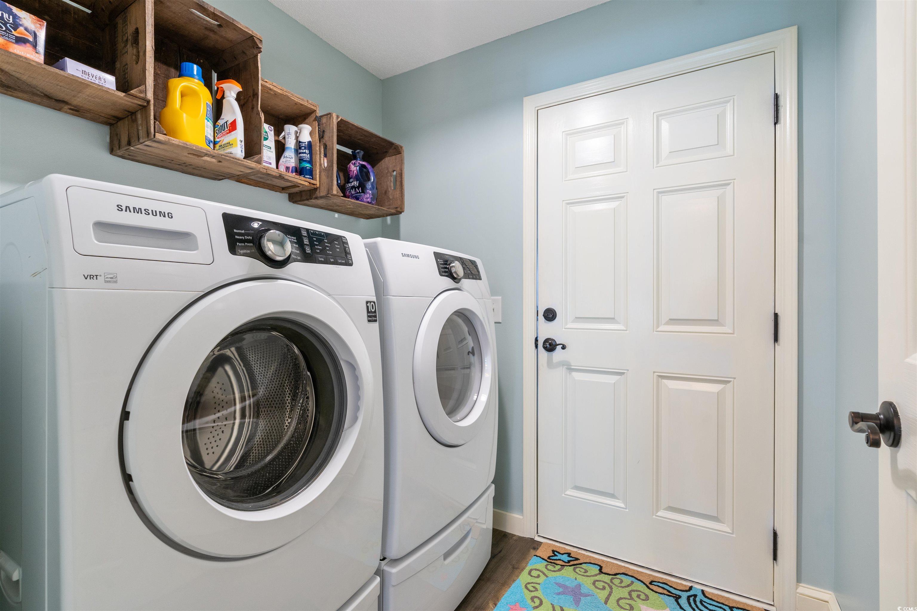 712 Potters Alley Murrells Inlet, SC 29576 - Photo 23 of 32 Laundry room with washing machine and clothes drye