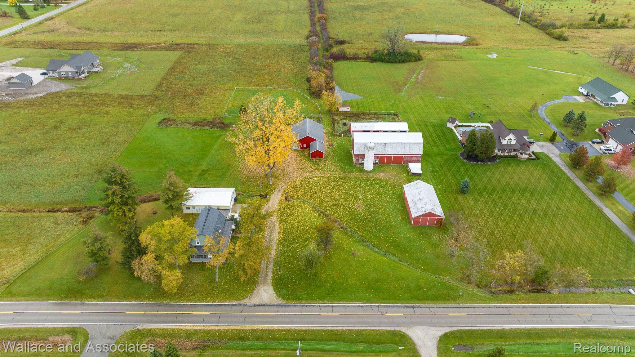 5070 Walker Road North Street, MI 48049 - Photo 68 of 71 Overhead view of property