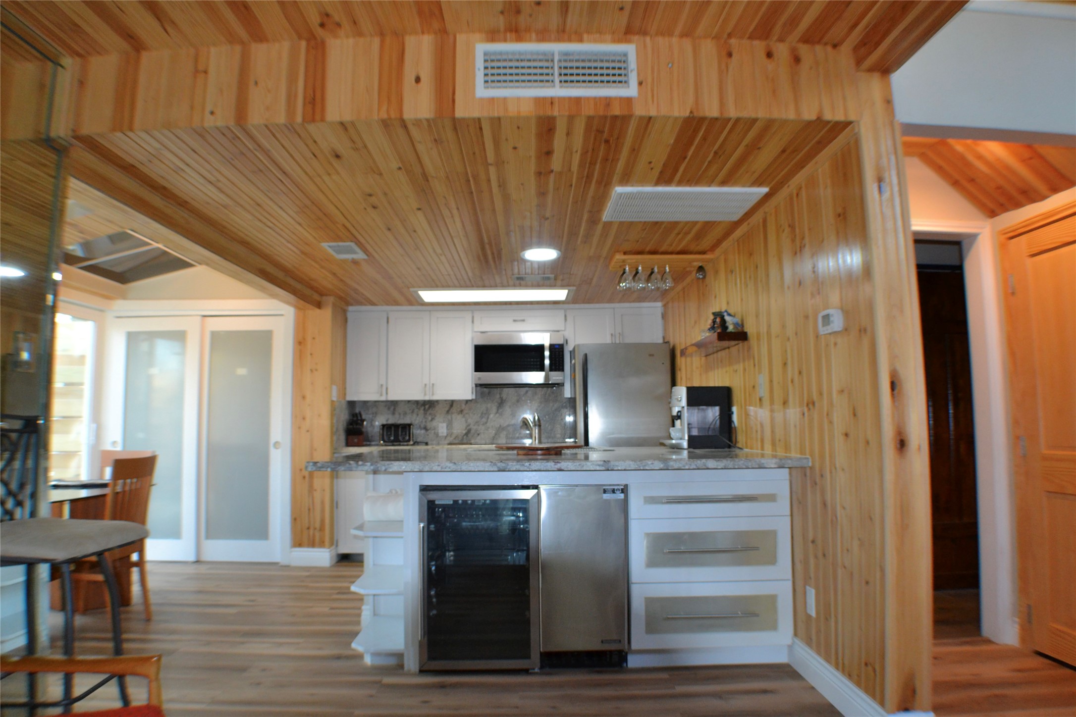 30 Putters Point West Point Blank, TX 77364 - Photo 5 of 20 Expansive storage in kitchen and pantry area with LED lighting throughout