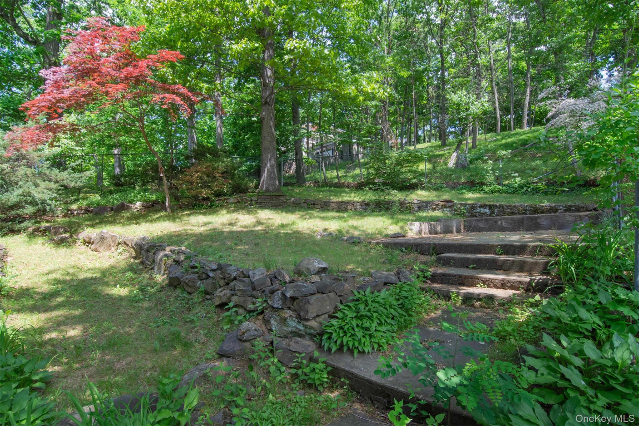 74 Briary Road Dobbs Ferry, NY 10522 - Photo 17 of 19 Lovely terraced yard.