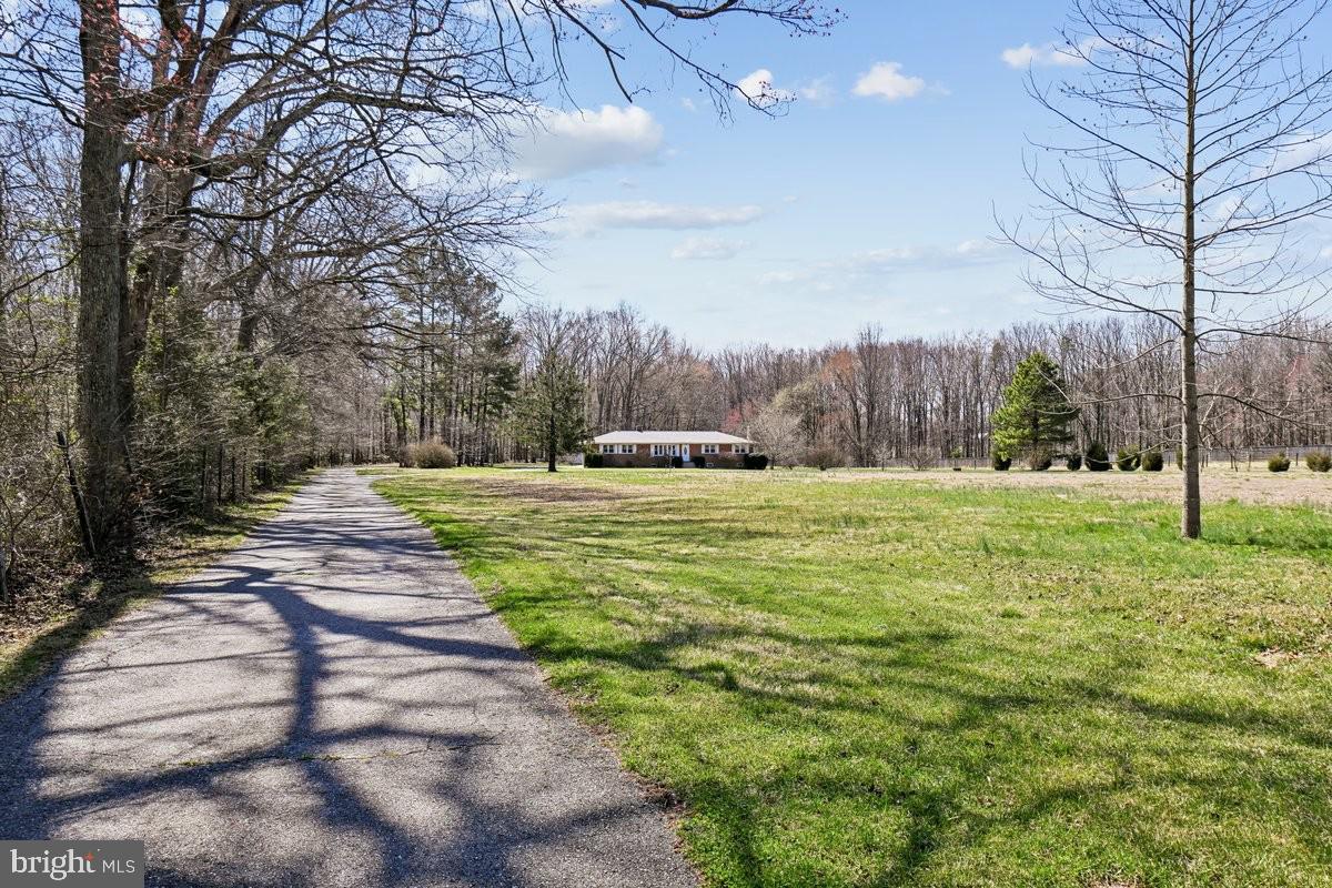 16601 Candy Hill Road Upper Marlboro, MD 20772 - Photo 37 of 55 Set back from the road w/ a long circular driveway