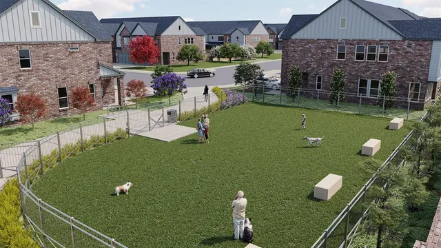 a view of a garden with a pathway