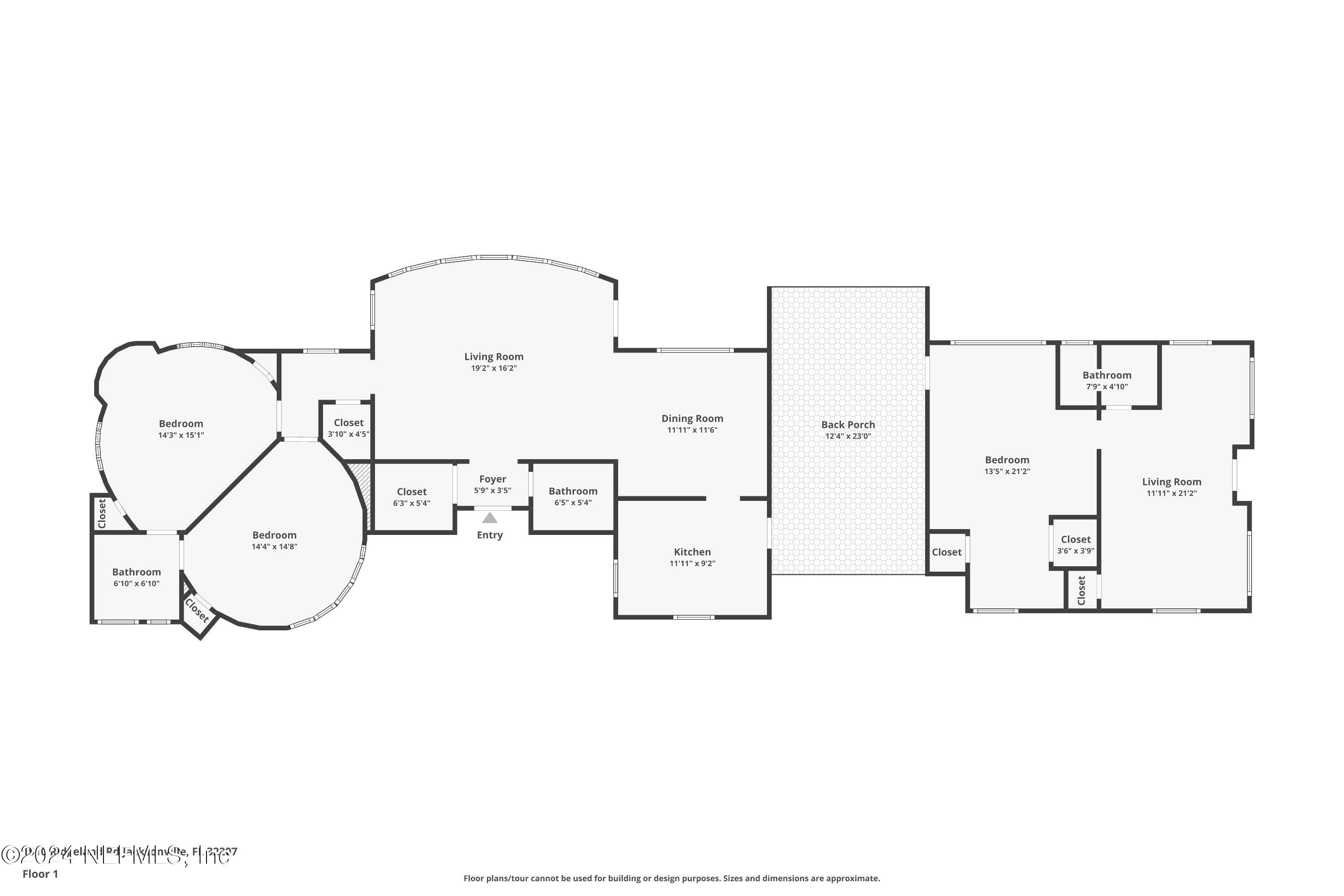 1510 Ridgeland Road Jacksonville, FL 32207 - Photo 26 of 26 Floor Plan
