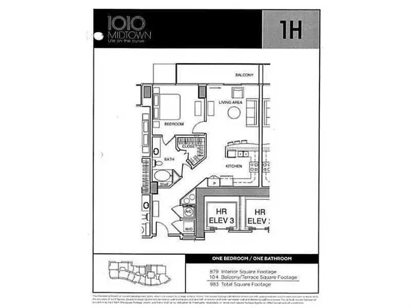$2,425 | 1080 Peachtree Street Northeast, Unit 2816, Atlanta, GA 30309