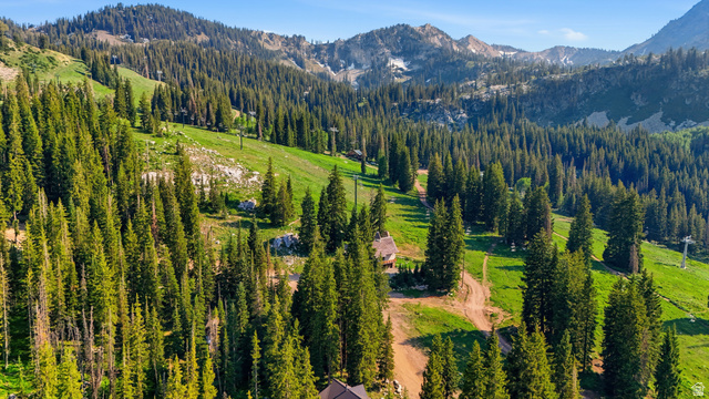 8505 South Snake Crk Road Salt Lake City, UT 84121 - Photo 57 of 67 Mountain landscape featuring extensive evergreen forests, open grassy slopes, distant mountain peaks, and a clear sky