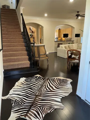 a view of living room and kitchen with furniture