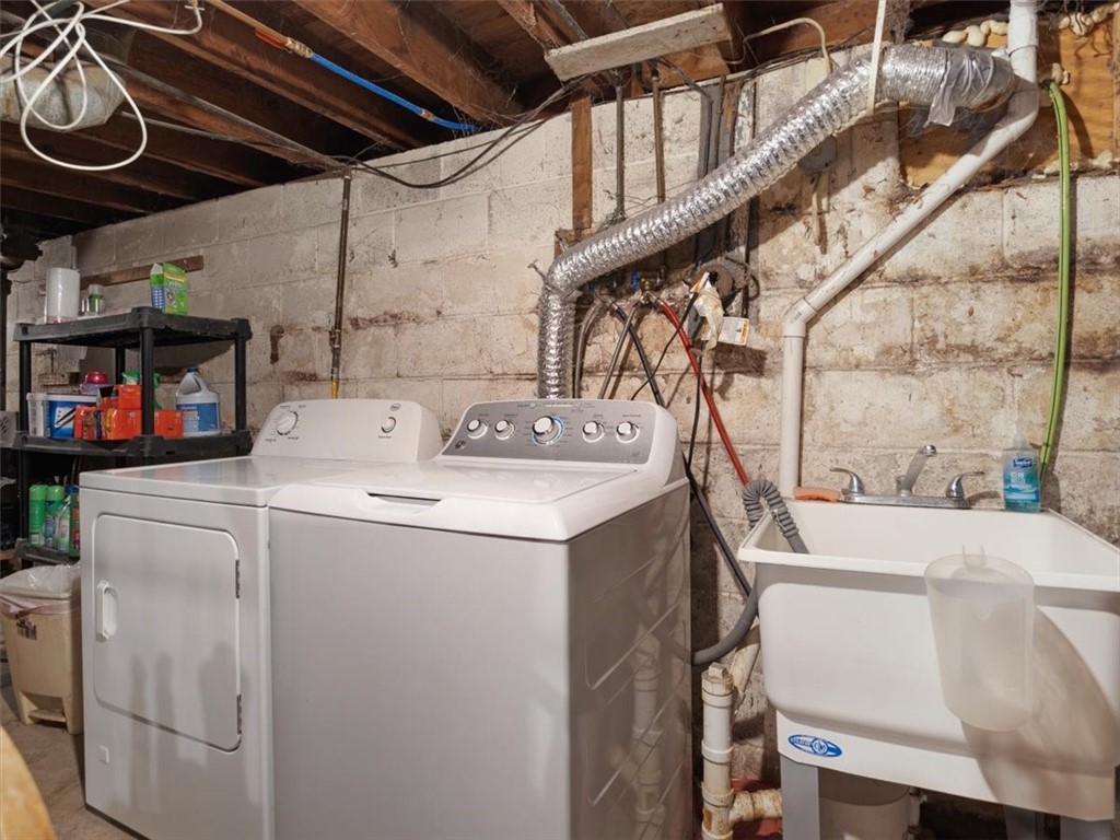 1863 Norton Street Rochester, NY 14609 - Photo 18 of 26 Washer Dryer Hookups in the Basement