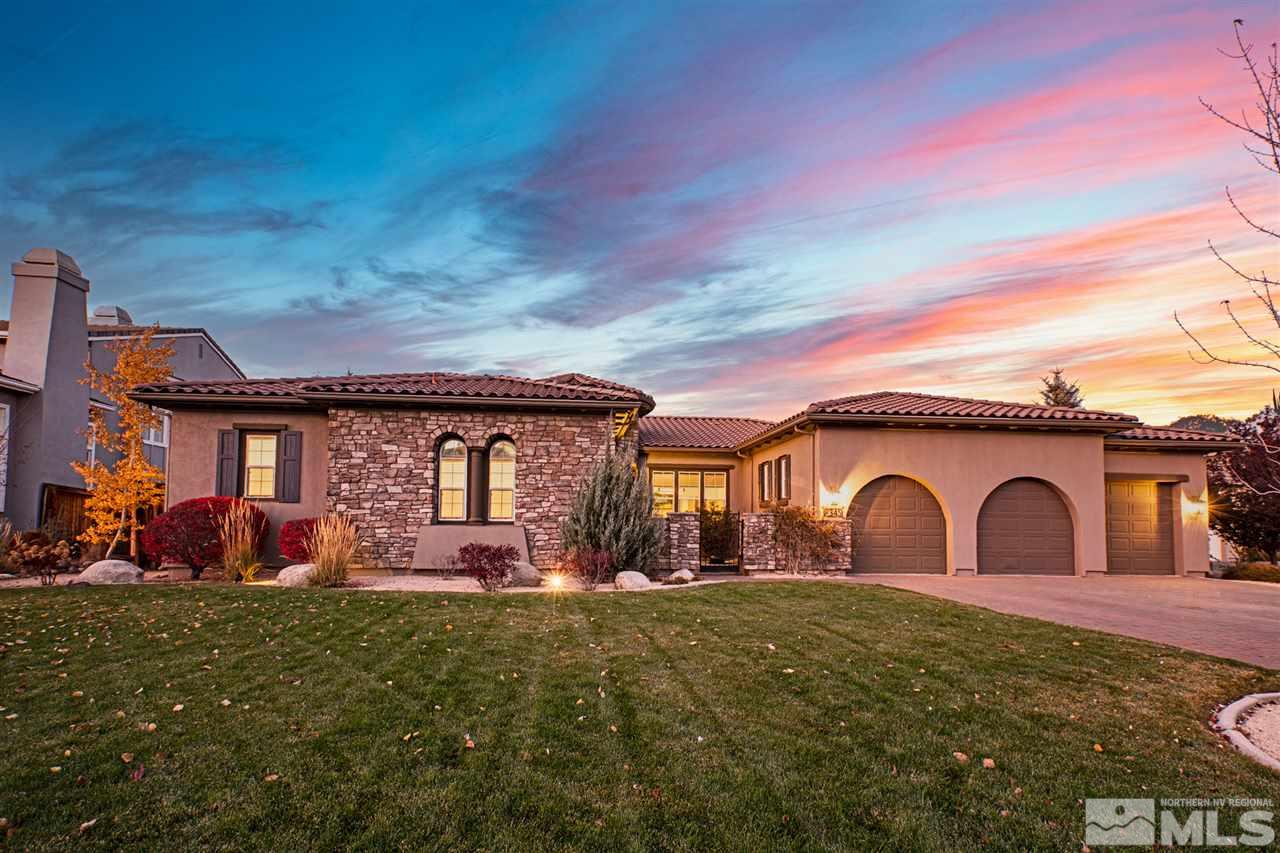 8345 Fairway Ridge Court Reno, NV 89523 - Photo 1 of 40 a front view of a house with garden
