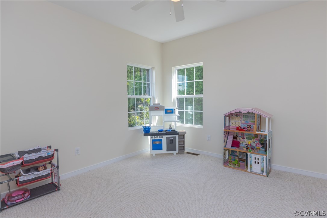 15824 Longlands Road Chesterfield, VA 23832 - Photo 23 of 50 First level bedroom with lighted ceiling fan, two