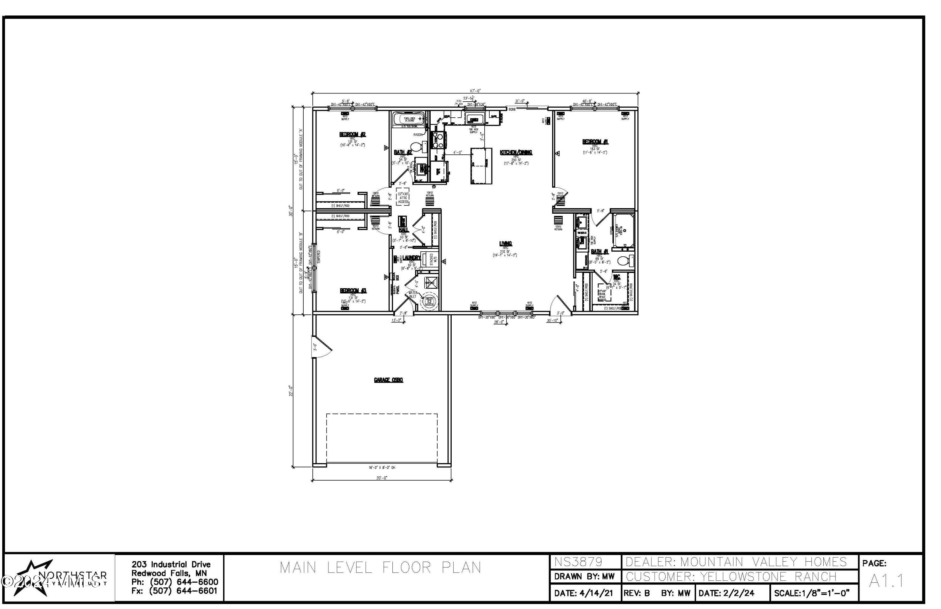 445 Blackhawk Road Gypsum, CO 81637 - Photo 25 of 25 Yellowstone - Floor Plans_Page_1