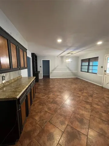 an empty room with a empty space