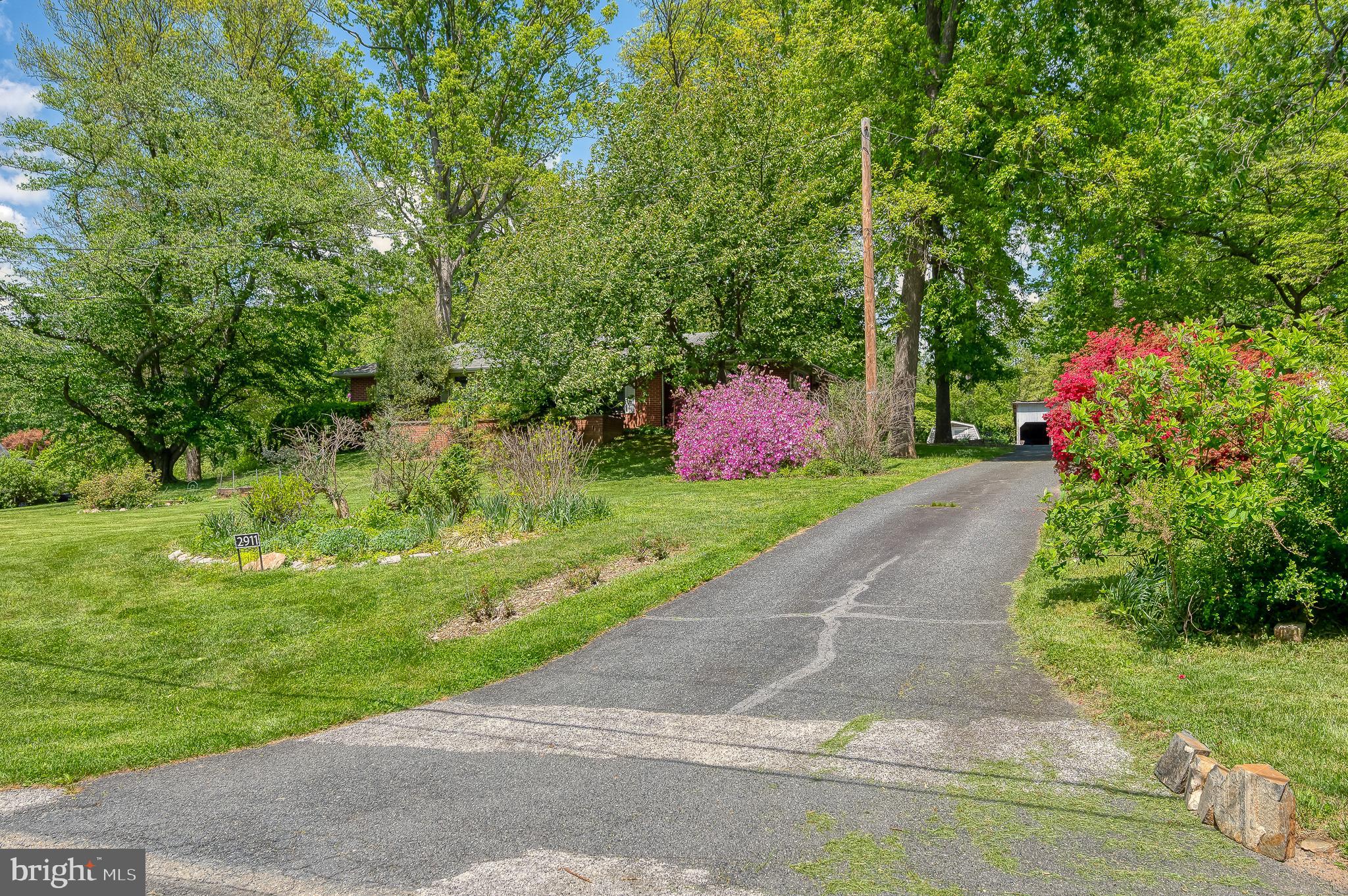 2911 Nelson Lane Fallston, MD 21047 - Photo 70 of 85 a view of a park that has large trees and plants
