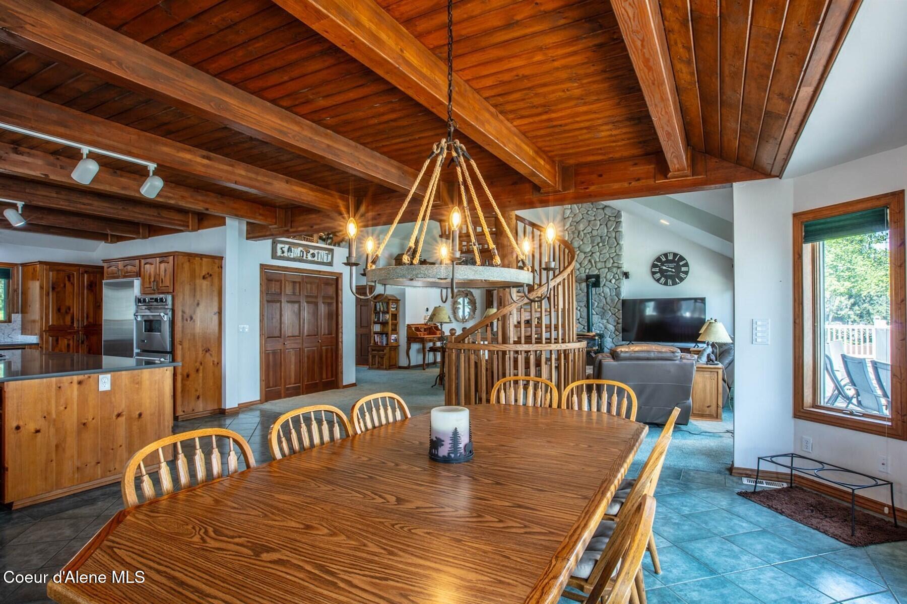 433 Campbell Point Road Laclede, ID 83841 - Photo 11 of 70 Dining Area open to Living Room