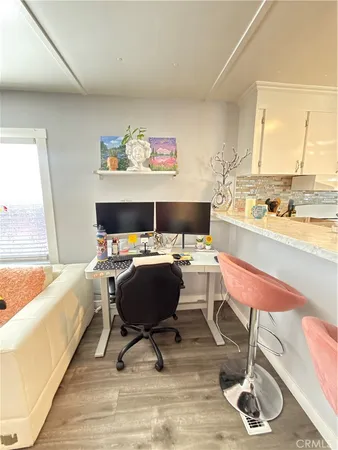 a living room with a couch and a table