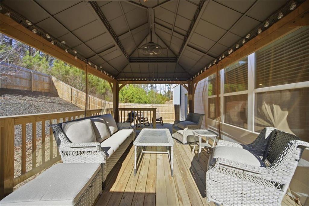 7946 Hansell Court Lithia Springs, GA 30122 - Photo 20 of 58 a view of balcony with furniture