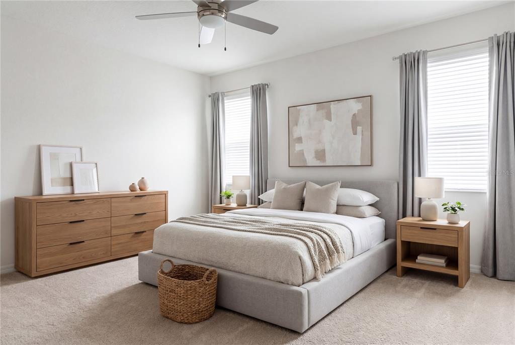 4548 Orchard Grove Road St. Cloud, FL 34772 - Photo 7 of 18 a bedroom with a bed and a window