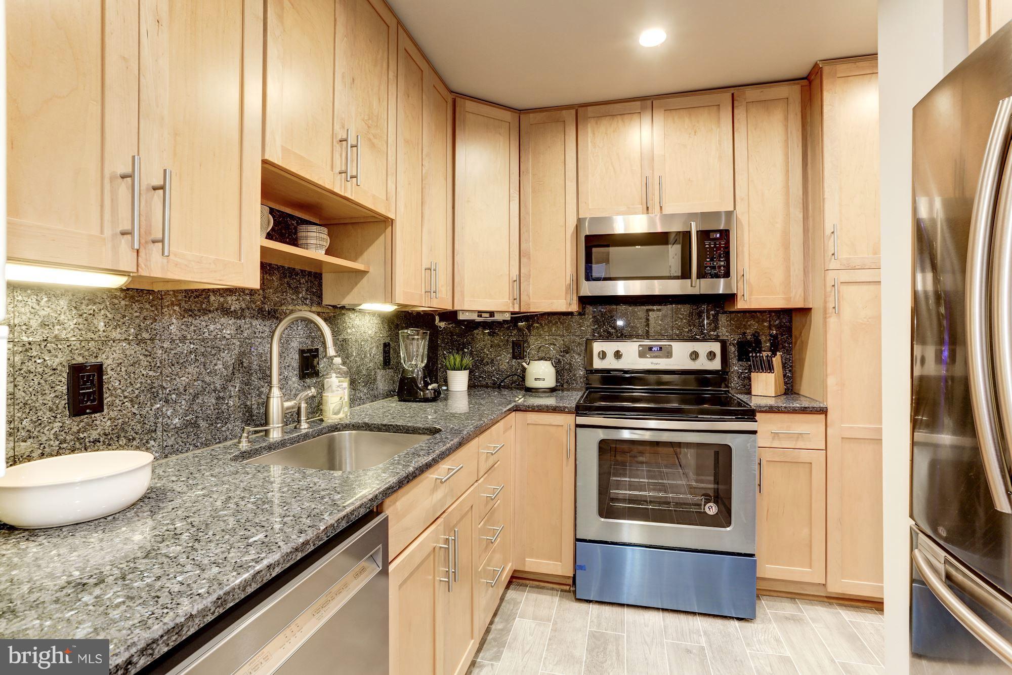 1830 17th Street Northwest, Unit 204 Washington, DC 20009 - Photo 14 of 31 Recently renovated kitchen