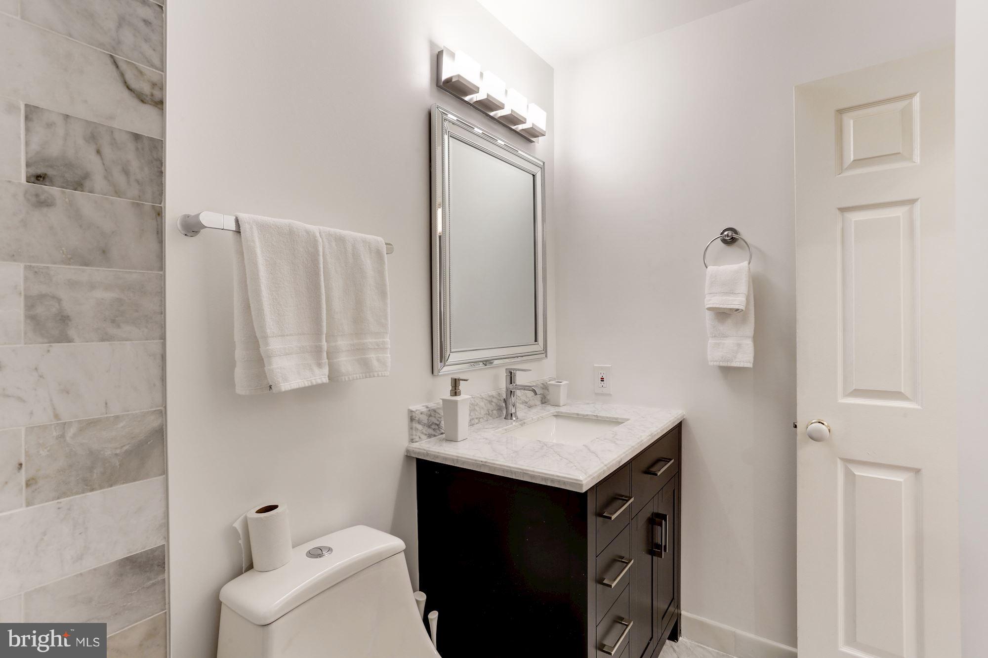 1830 17th Street Northwest, Unit 204 Washington, DC 20009 - Photo 25 of 31 New Carrara marble tile