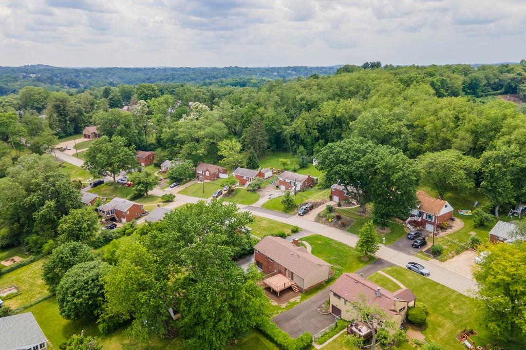 28 Seneca Road Pittsburgh, PA 15241 - Photo 7 of 24 an aerial view of residential house with outdoor space and trees all around