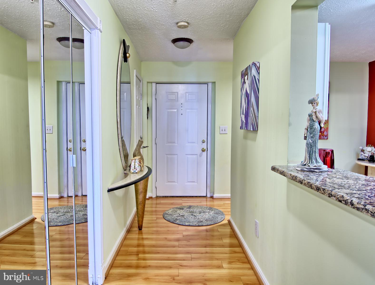 534 Kennington Road, Unit 534 Reisterstown, MD 21136 - Photo 3 of 19 a bathroom with a granite countertop shower a sink and a mirror
