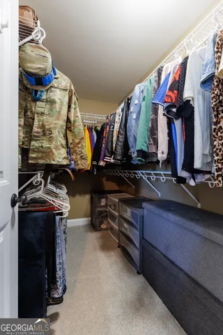 a view of walk in closet