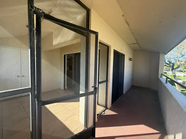 a view of front door