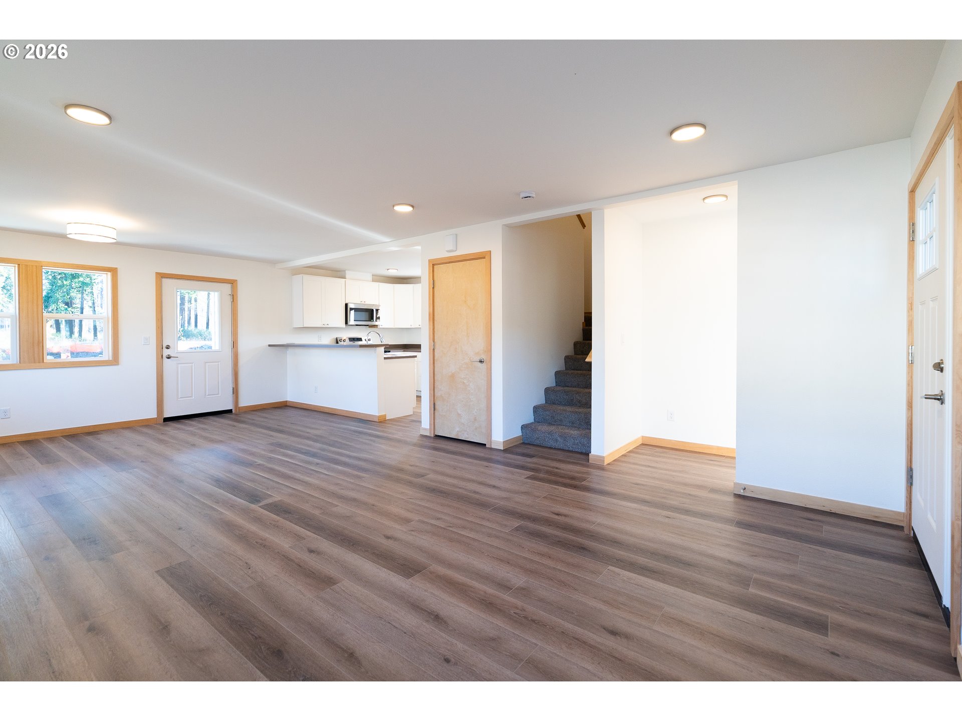 51680 Rose Street Blue River, OR 97413 - Photo 2 of 17 a view of empty room with wooden floor