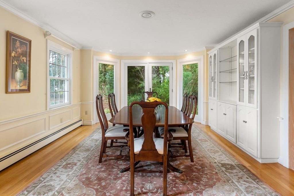 4 Standish Drive Canton, MA 02021 - Photo 14 of 32 a view of a dining room with furniture window and wooden floor