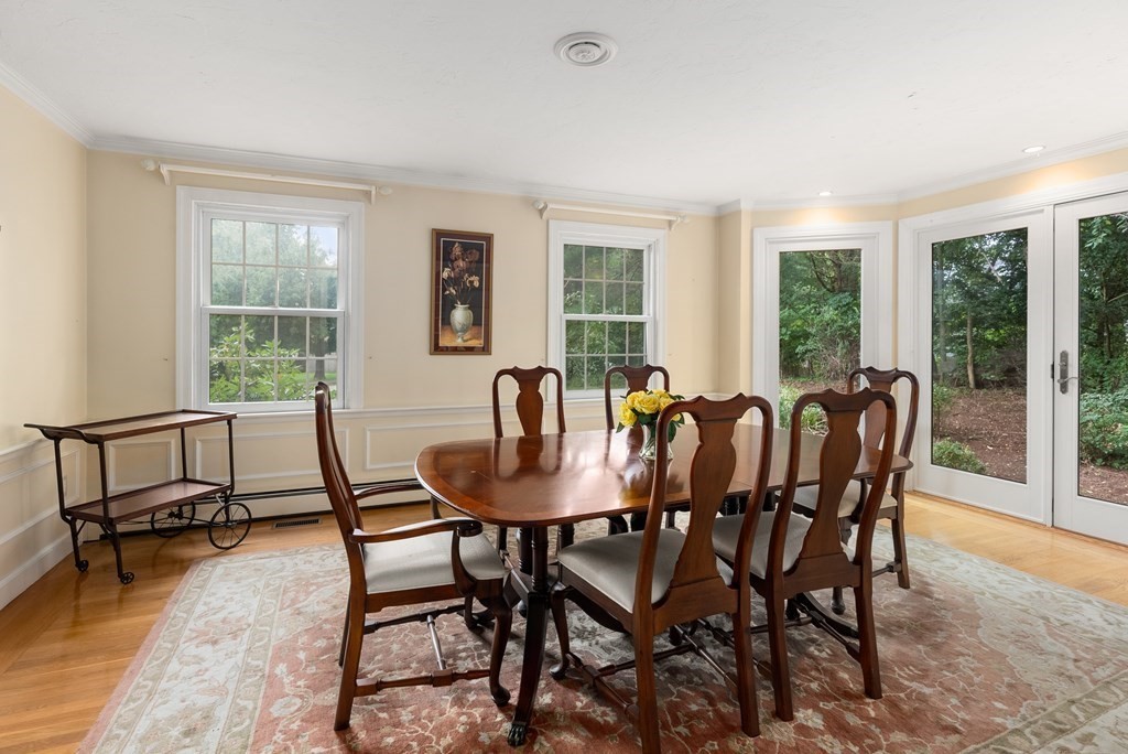 4 Standish Drive Canton, MA 02021 - Photo 15 of 32 a view of a dining room with furniture window and outside view