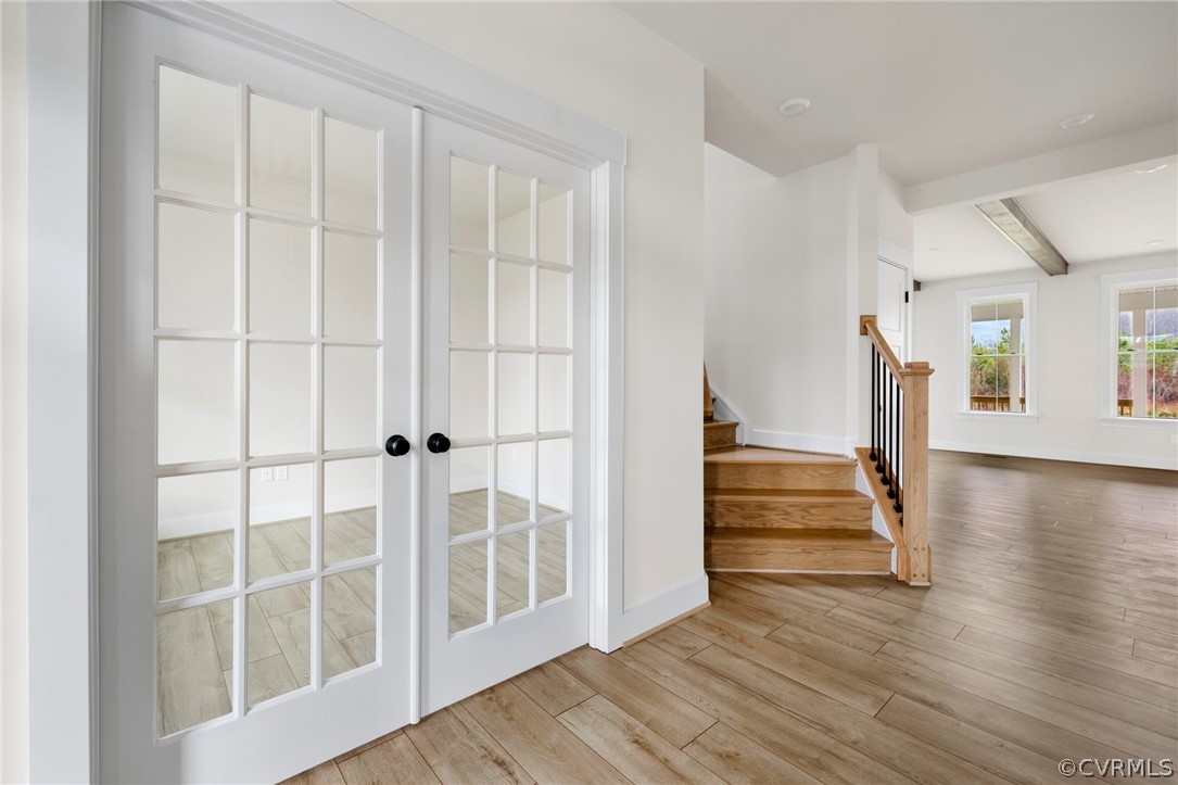 15142 Heaton Drive Midlothian, VA 23112 - Photo 3 of 41 a view of an entryway with wooden floor
