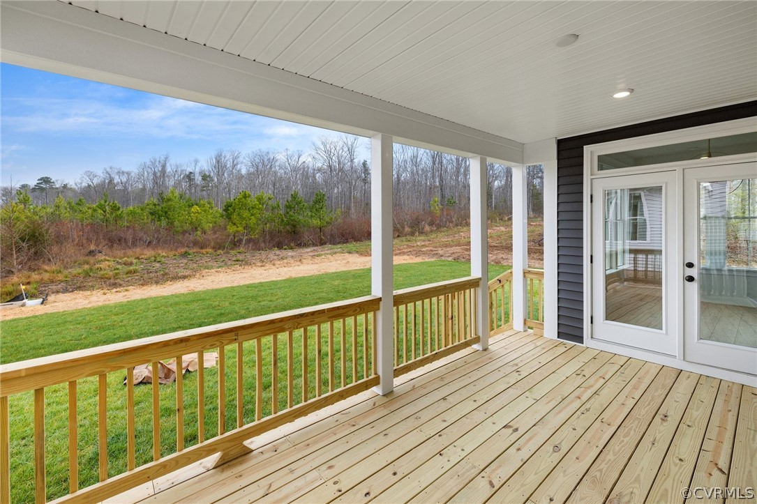 15142 Heaton Drive Midlothian, VA 23112 - Photo 33 of 41 a view of a balcony with wooden floor