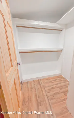 a view of a closet