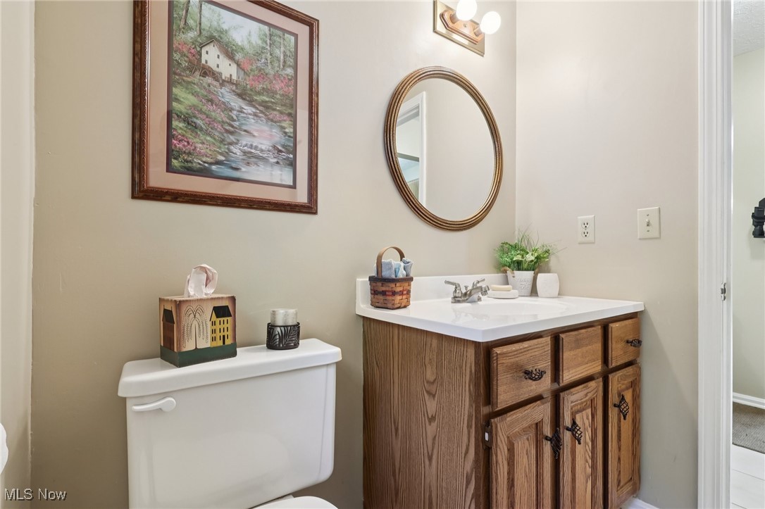 5568 Forest Glen Road Madison, OH 44057 - Photo 38 of 50 Half bath featuring toilet and vanity