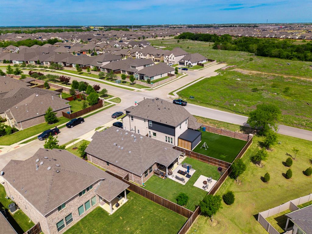 709 Bent Brook Road Oak Point, TX 75068 - Photo 19 of 24 Aerial perspective of suburban area