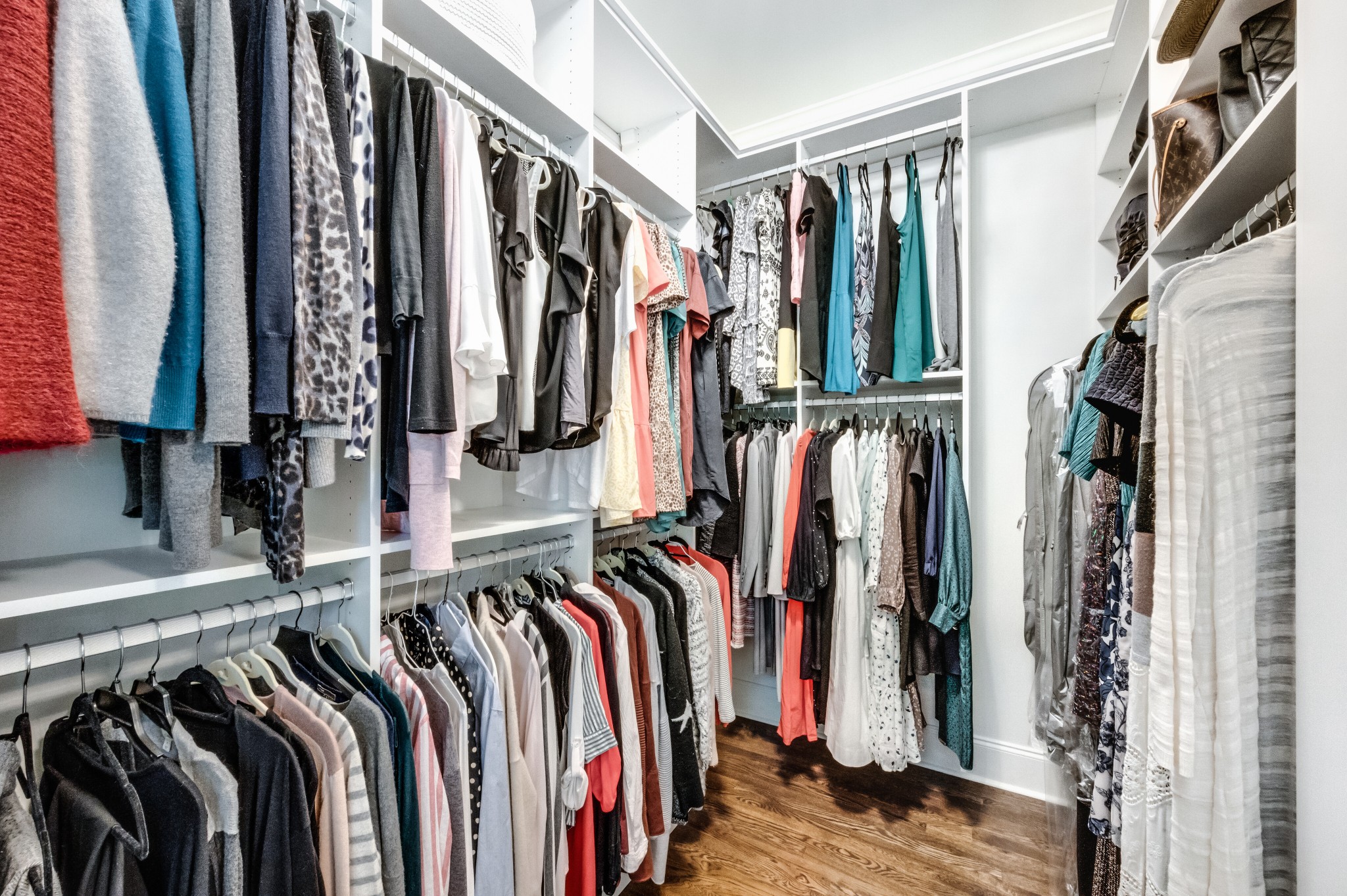 114 Cheek Road Nashville, TN 37205 - Photo 29 of 50 a view of walk in closet with clothes and shoes