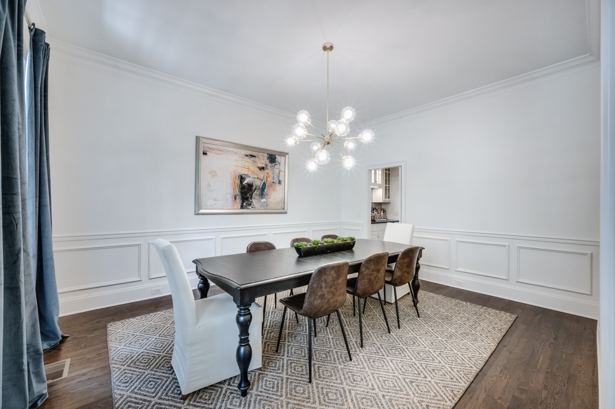 114 Cheek Road Nashville, TN 37205 - Photo 7 of 50 a view of a dining room with furniture and chandelier