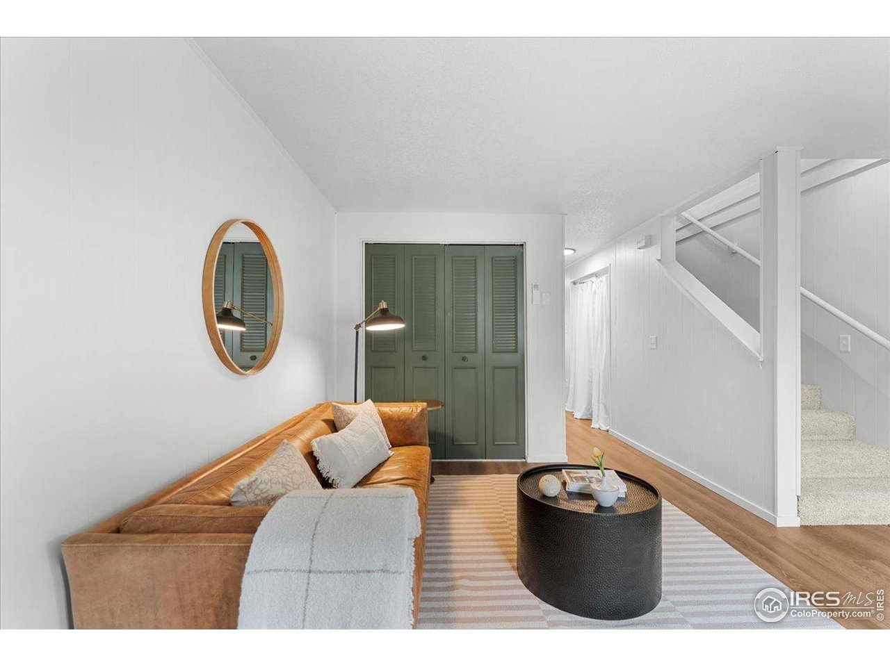 1200 Pomona Street, Unit Q & R Fort Collins, CO 80521 - Photo 3 of 32 a living room with furniture and a wooden floor